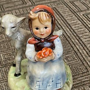 Vintage Hummel/Goebel # 182 "Good Friends" Girl with lamb